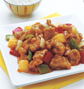 Sweet and Sour pork food service